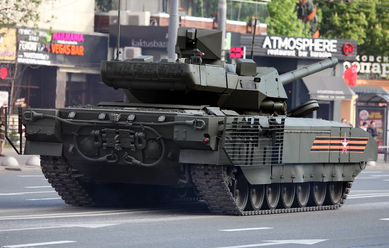 Фото обои Москва, Парад, 9 Мая, Армата, Репетиция