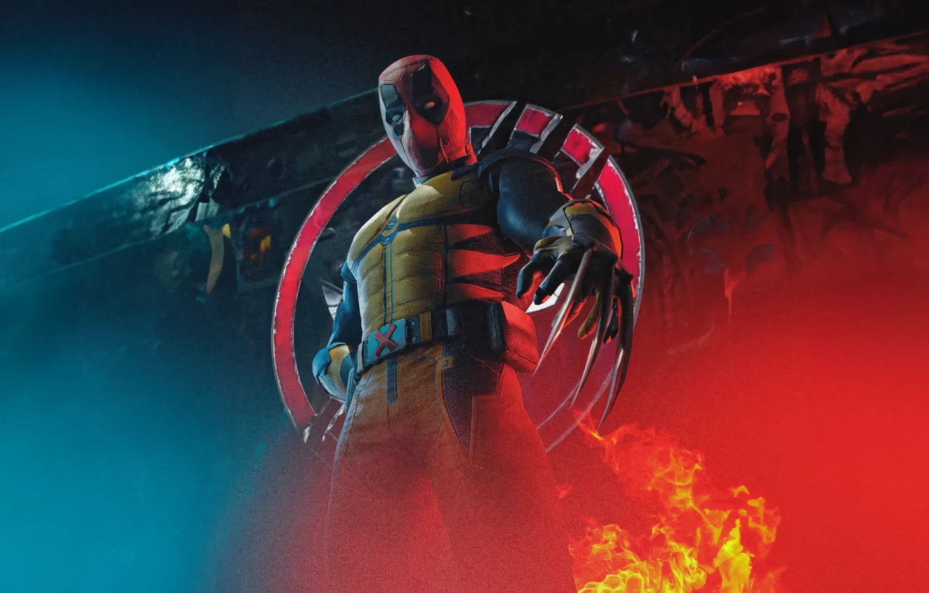 Фото обои chaos, deadpool, claws