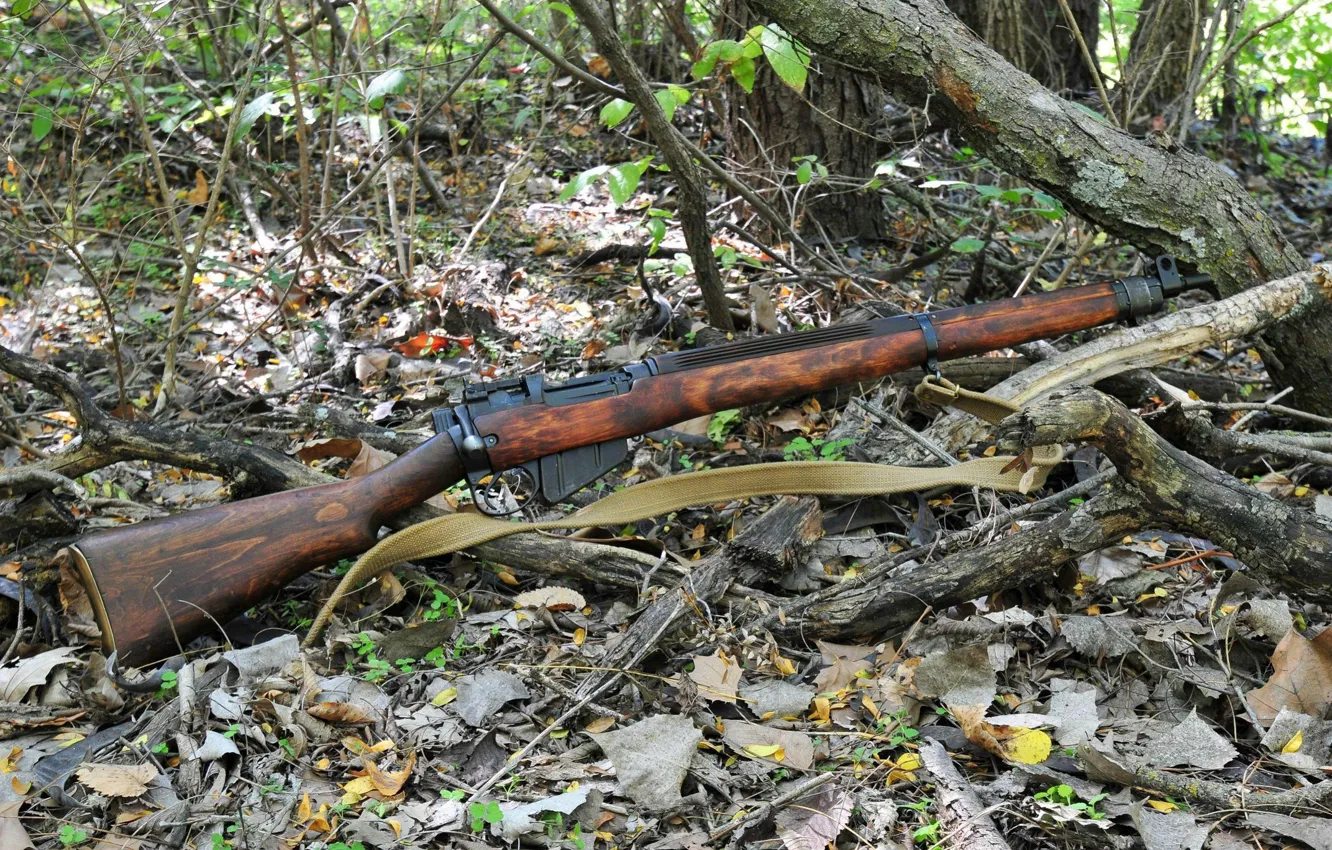 Фото обои оружие, винтовка, Lee-Enfield, Ли-Энфилд