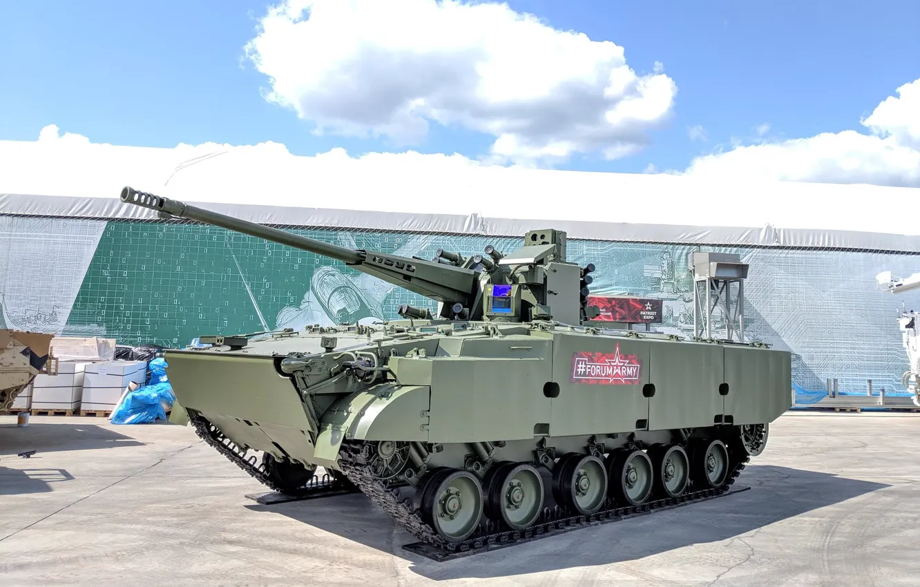 Фото обои Forum «ARMY 2018», Деривация-ПВО, 2С38, 57-мм автоматическая пушка, выставка оружия и военной техники, самоходный зенитно-артиллерийский …