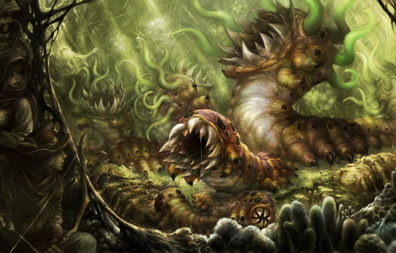 Фото обои worms, Dragon's Crown, giants