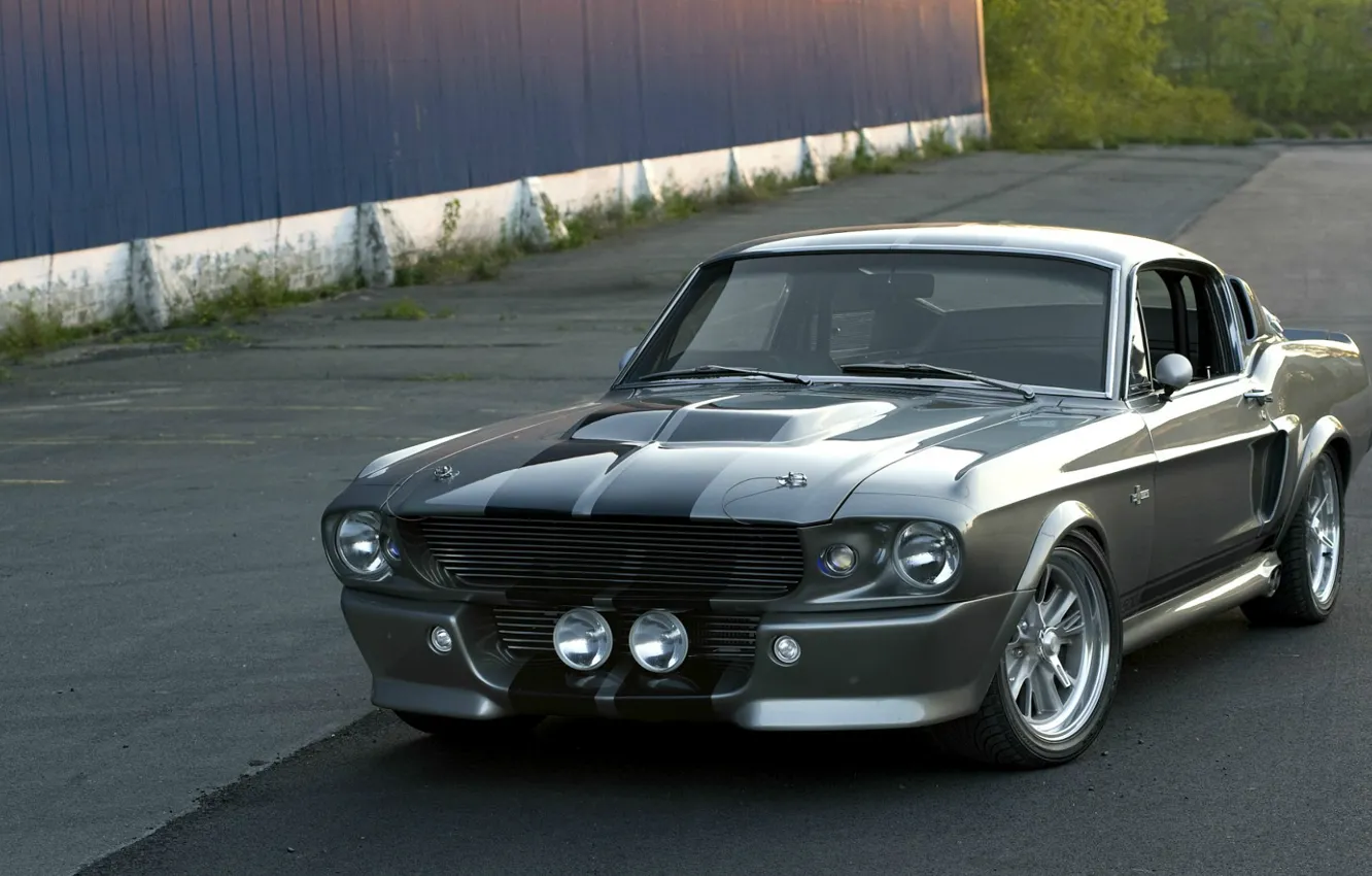 Фото обои Mustang, Ford, Shelby, GT500, Eleanor, 1967, Muscle Car