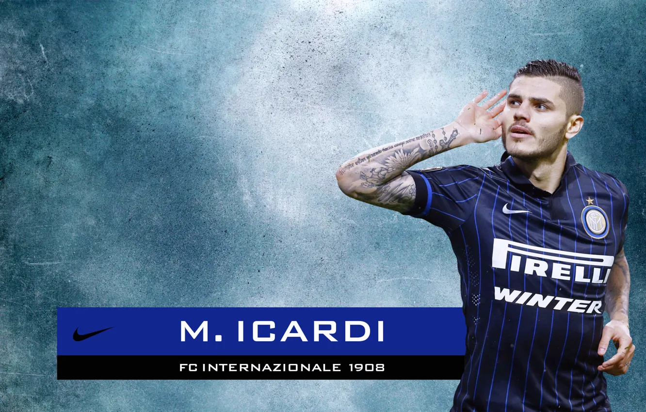 Фото обои Интер, Inter, Internazionale, Игрок, Икарди, Mauro Icardi