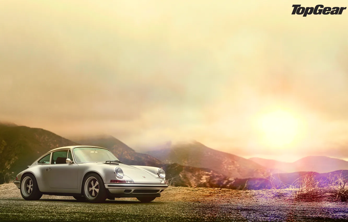 Фото обои блики, Porsche 911, top gear, wallpapers, телепередача, топ гир