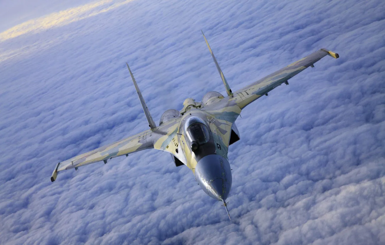 Фото обои flight, destroyer, Su-35