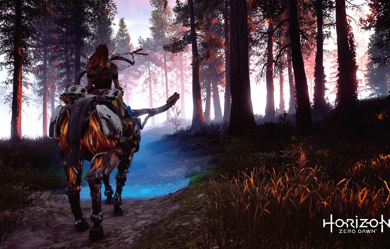 Фото обои ps4, aloy, Horizon zero dawn