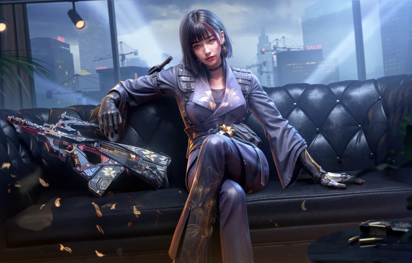 Фото обои call of duty, rin, mobile, yoshida
