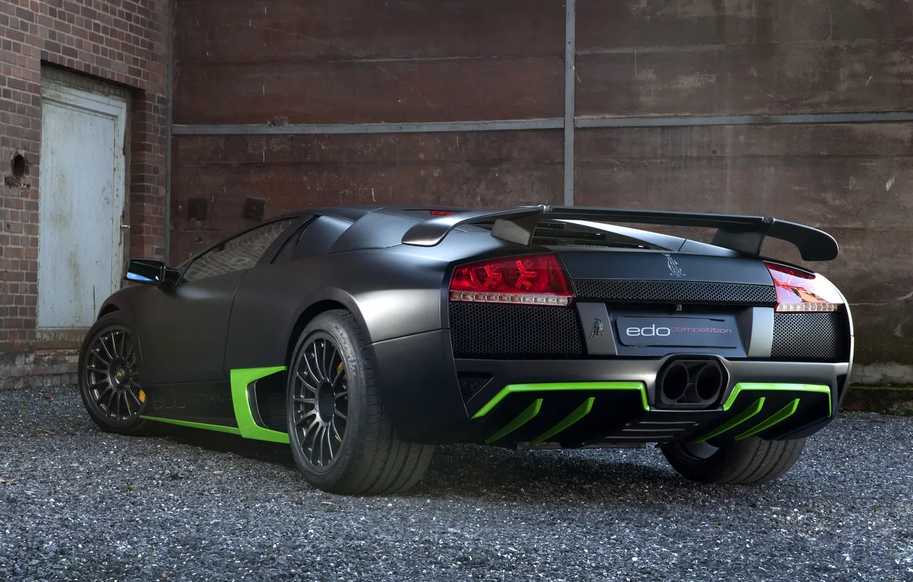 Фото обои Lamborghini, матовый, ламборджини, Murcielago, кузовное ателье, тюнинг ателье, мурселаго, Competition