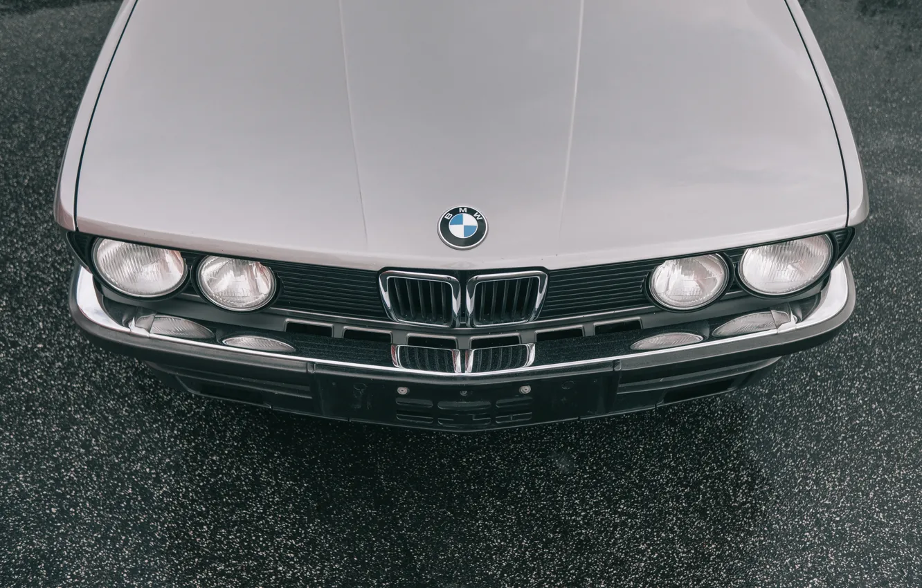 Фото обои BMW, close-up, front, E28, BMW M5