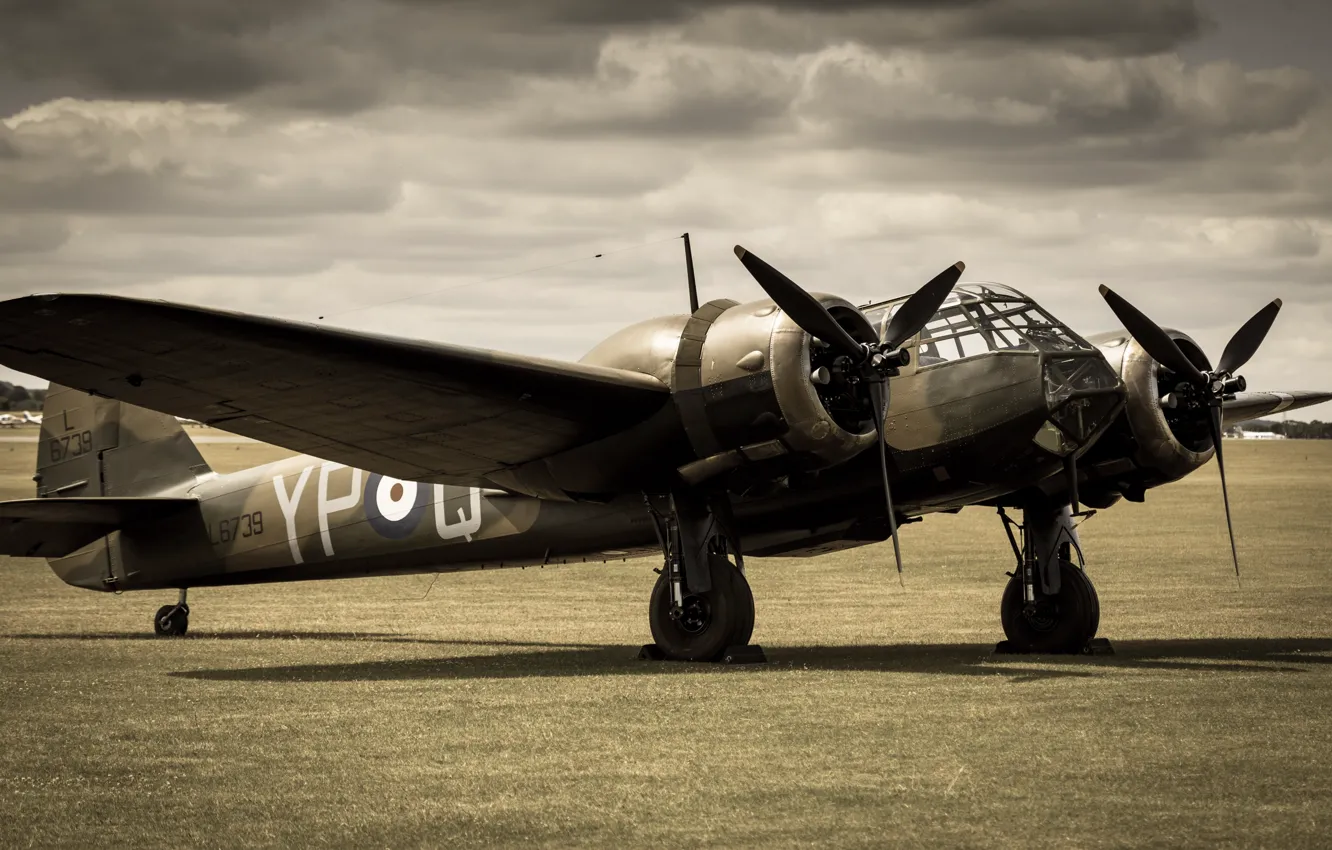 Фото обои бомбардировщик, лёгкий, Bristol Blenheim, Бристоль Бленхейм