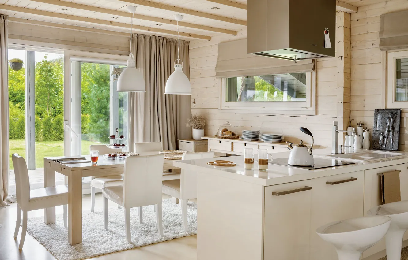 Фото обои дизайн, интерьер, кухня, столовая, ecohome, экостиль