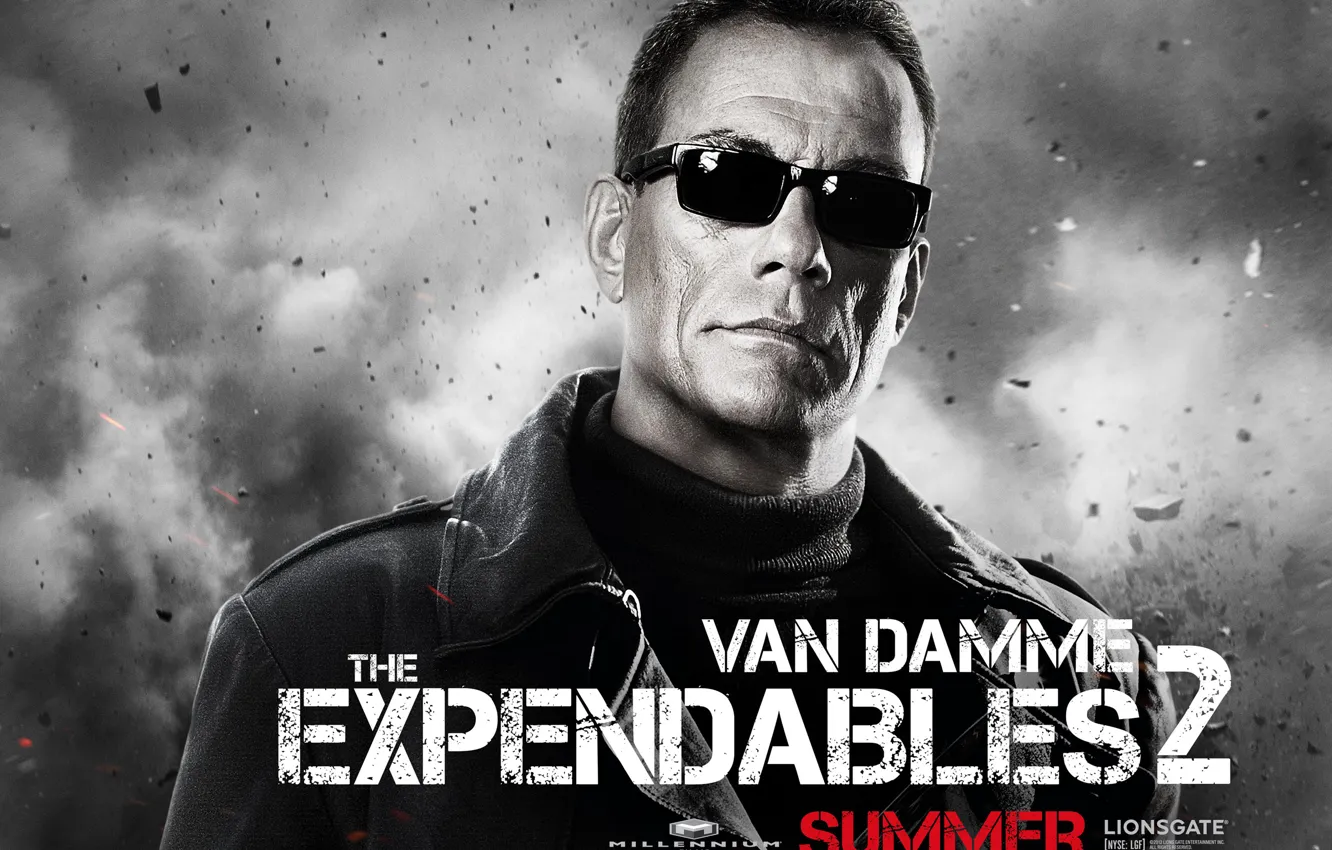 Фото обои Жан-Клод Ван Дамм, Jean-Claude Van Damme, The Expendables 2, Неудержимые 2, Jean Vilain