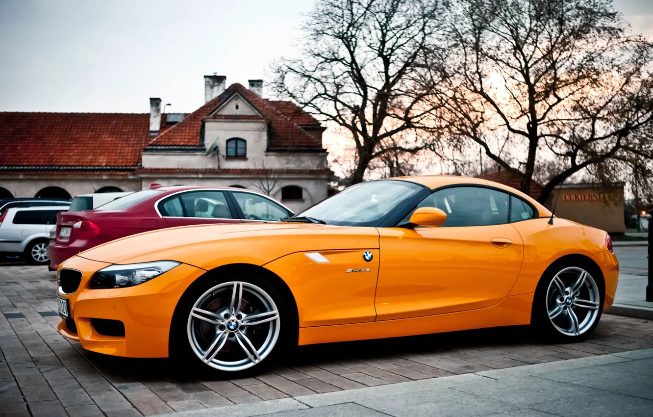 Фото обои BMW, Оранжевая, прелесть, диски