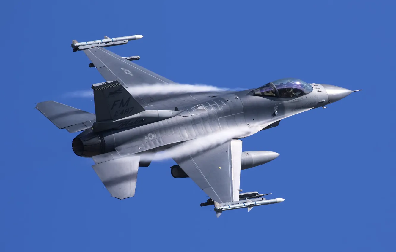 Фото обои самолёт, Fighting Falcon, F-16C, F-16C Fighting Falcon