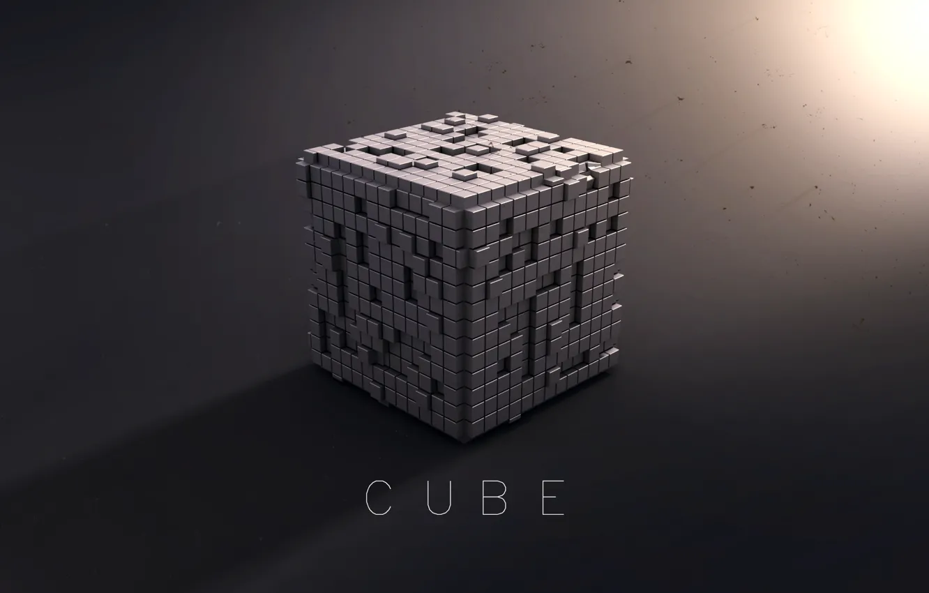 Фото обои Cube, Куб, Графика, Рендеринг