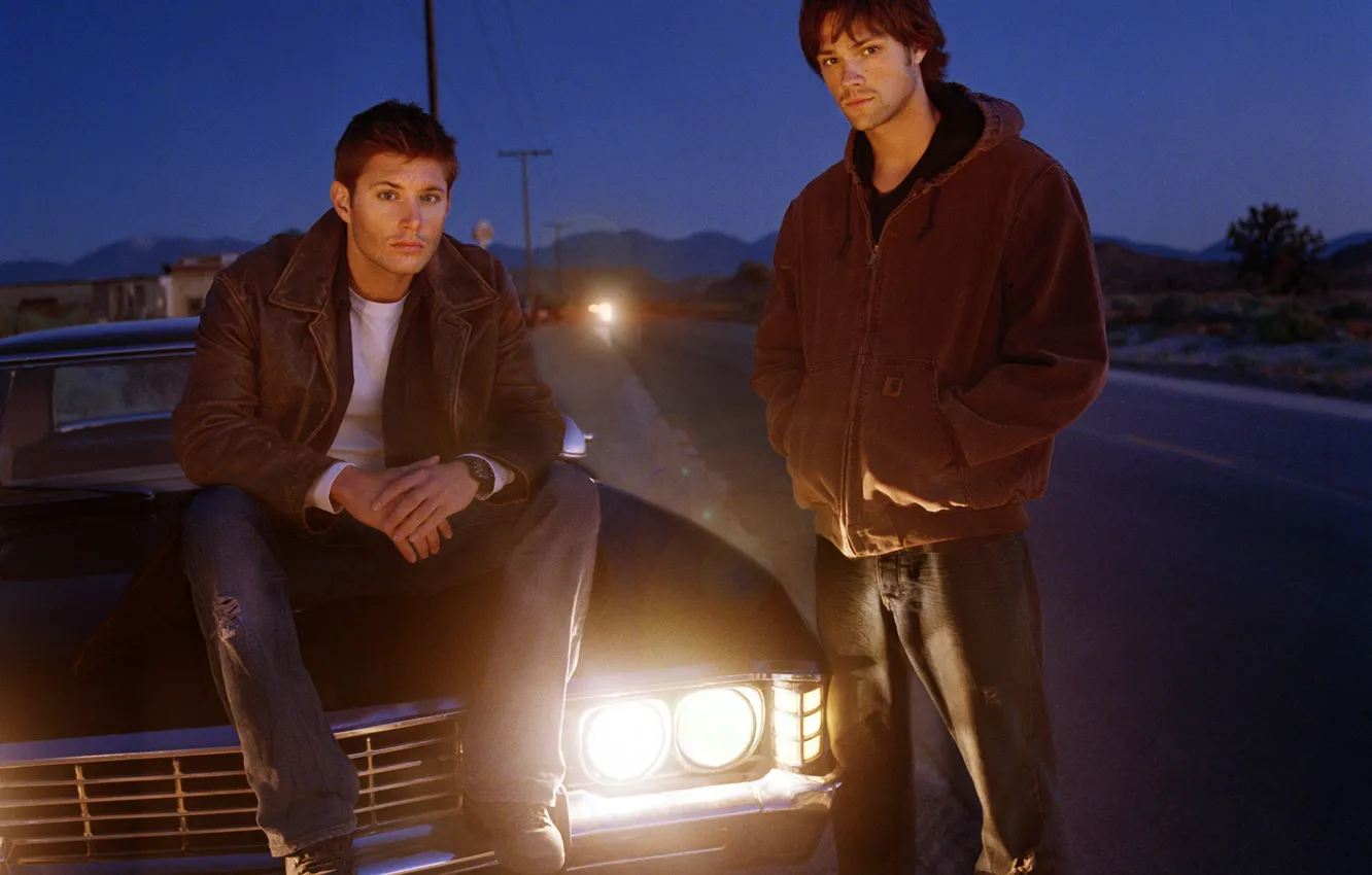 Фото обои сериал, Дин, Supernatural, Сверхъестественное, Сэм