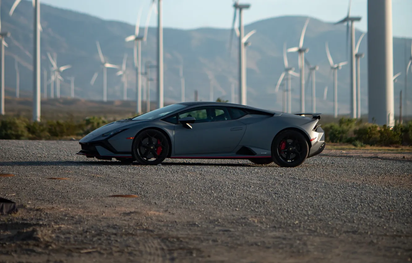 Фото обои Lamborghini, supercar, Huracan, Lamborghini Huracan Tecnica