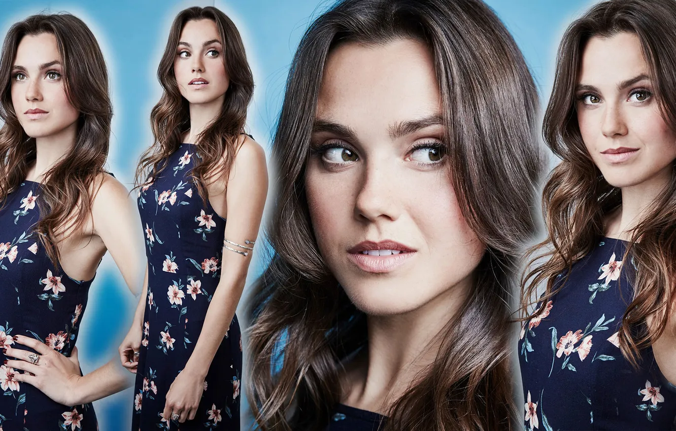 Фото обои девушка, коллаж, Poppy Drayton