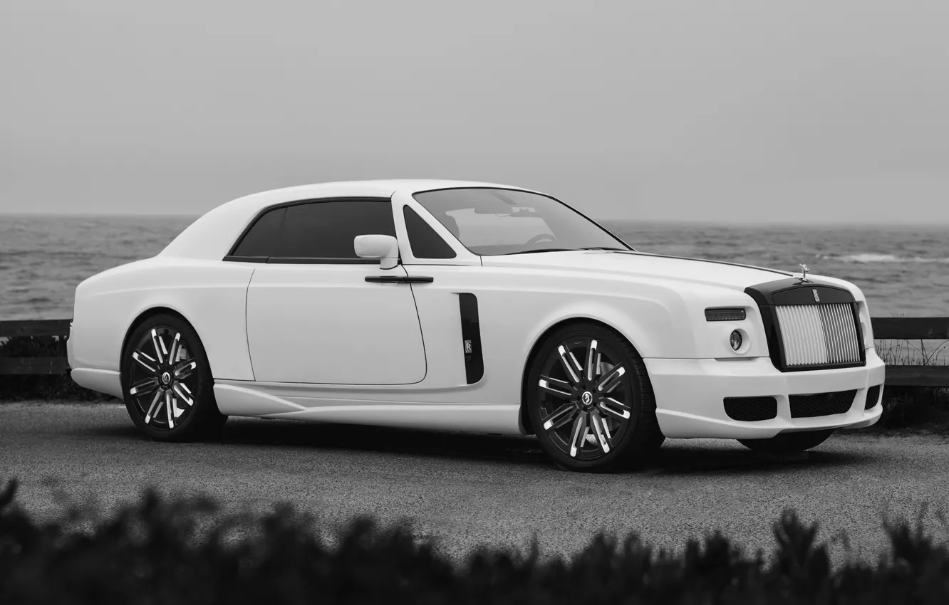 Фото обои Rolls-Royce, Phantom, Design, White, Forgiato
