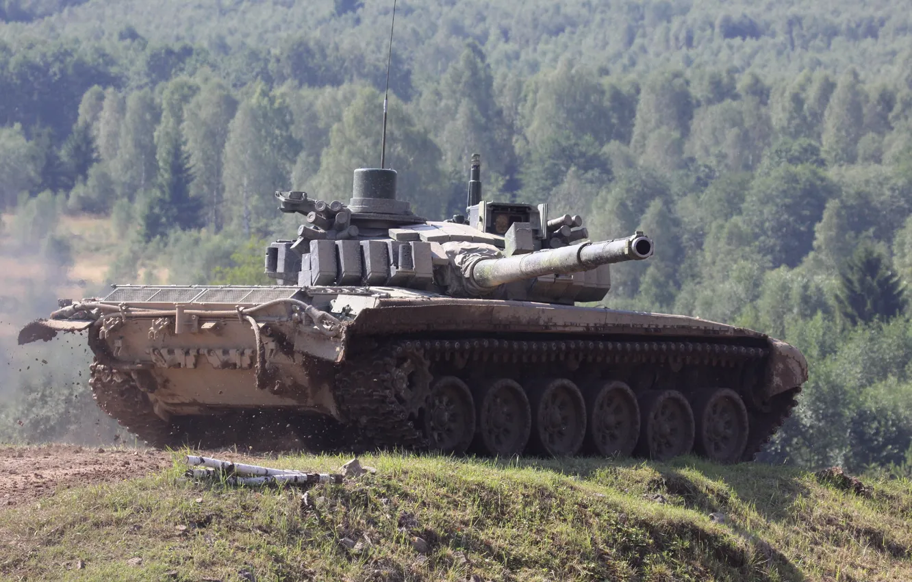 Фото обои танк, боевой, бронетехника, Т-72М4