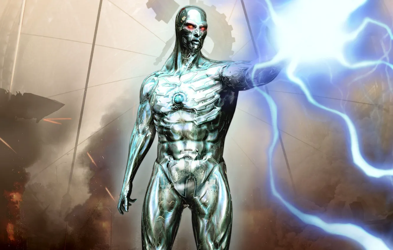 Фото обои game, android, lightning, body, vanquish, crystal viper