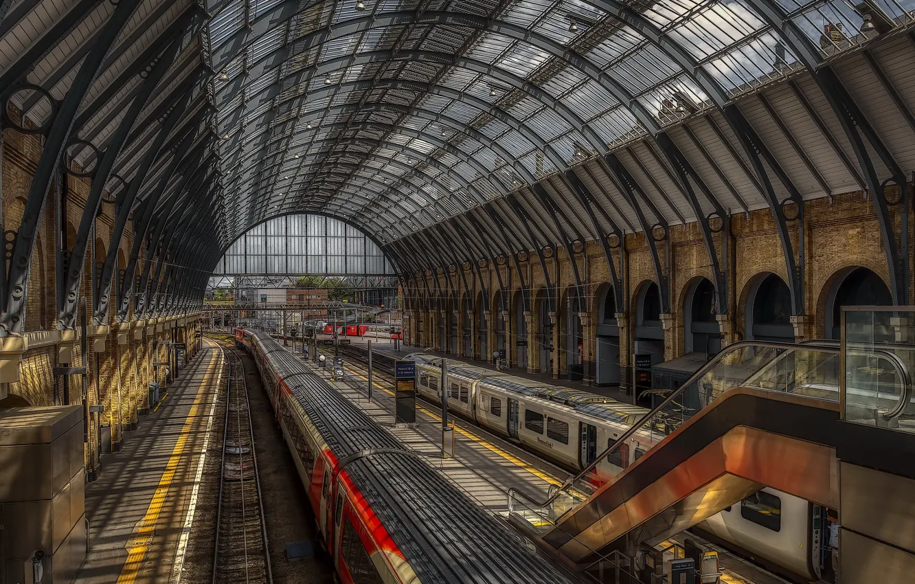 Фото обои город, London, Kings Cross Station