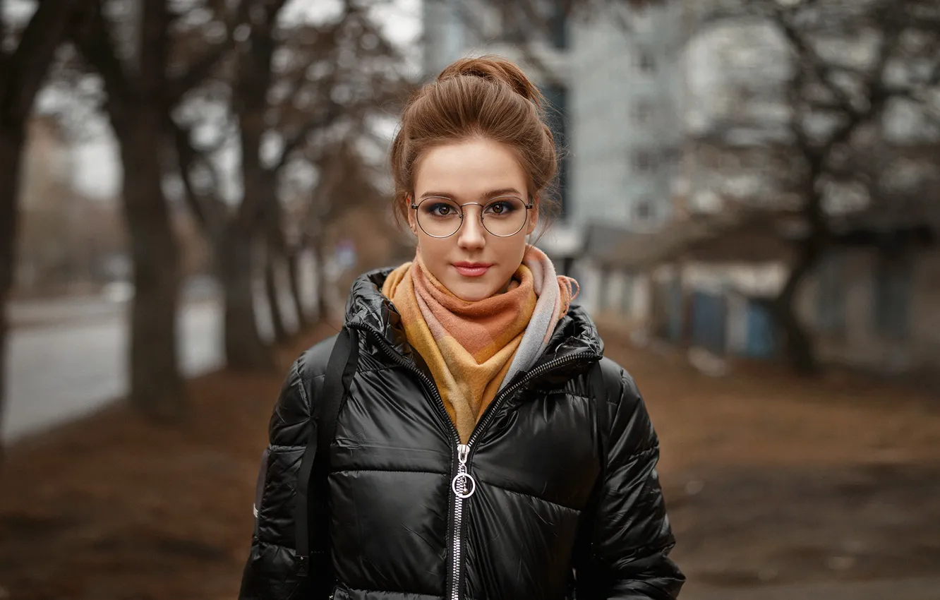 Фото обои взгляд, девушка, модель, очки, Иван Ковалёв, Ivan Kovalyov, Валерия Тищенко