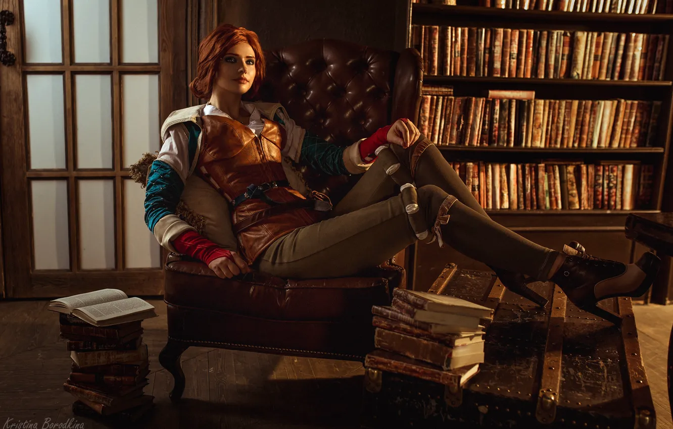 Фото обои girls, style, cosplay, Witcher, Triss Merigold