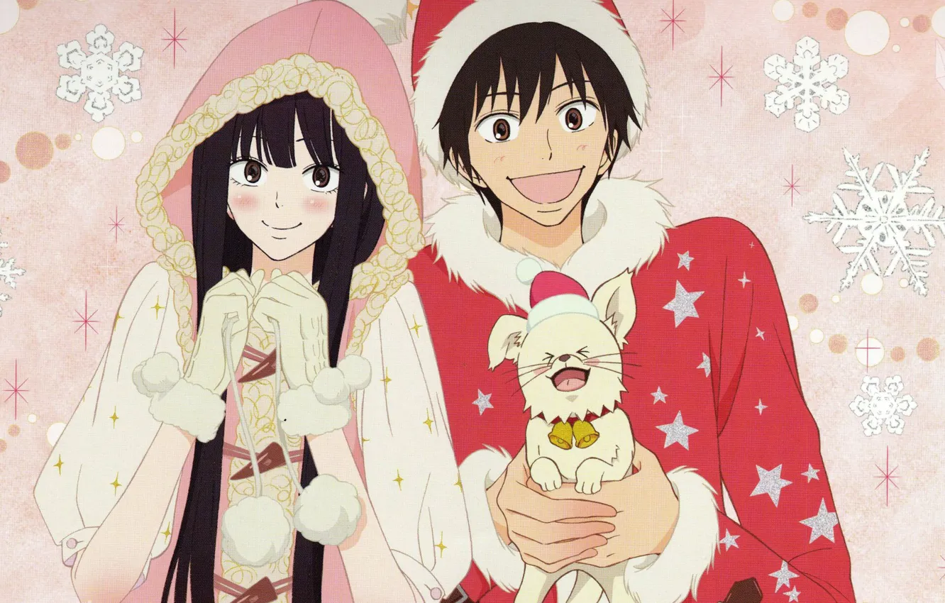 Фото обои зима, Kimi ni Todoke, Дотянуться до тебя, Sawako Kuronuma, Pedro Martinez, Shota Kazehaya