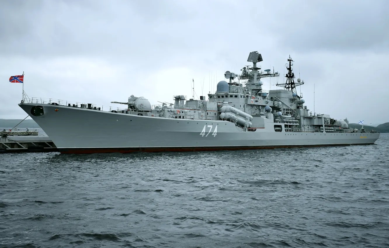 Фото обои эсминец, проект 956, Адмирал Ушаков