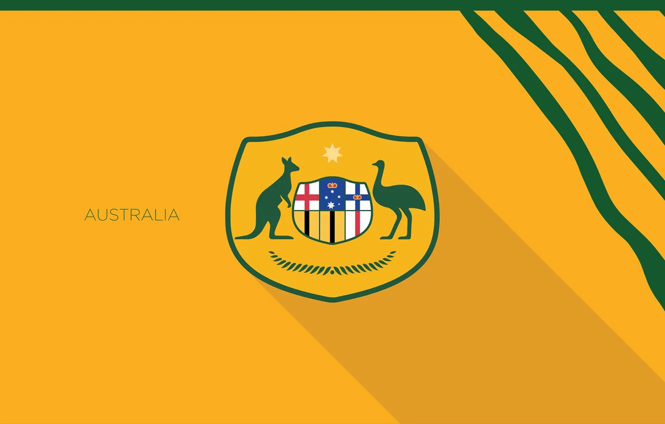 Фото обои wallpaper, sport, logo, football, Australia