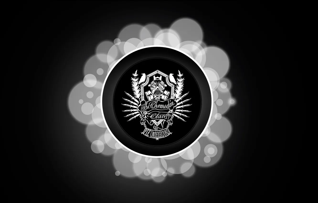 Фото обои Music, Black, Logo, Minimalism, the Chemodan, Russian Underground