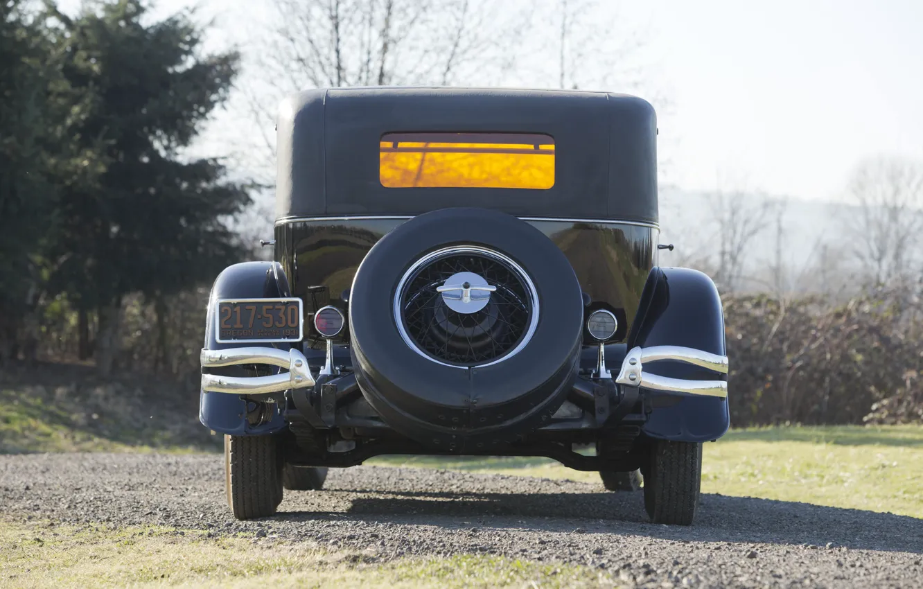 Фото обои вид сзади, ретро автомобили, 1930, by Murphy, Town Car, Cord L-29 Town Car, Cord L-29