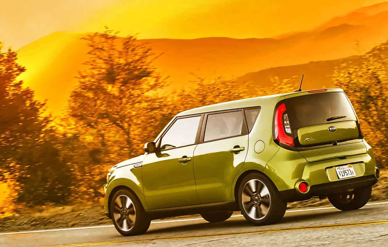 Фото обои kia, soul, минивэн