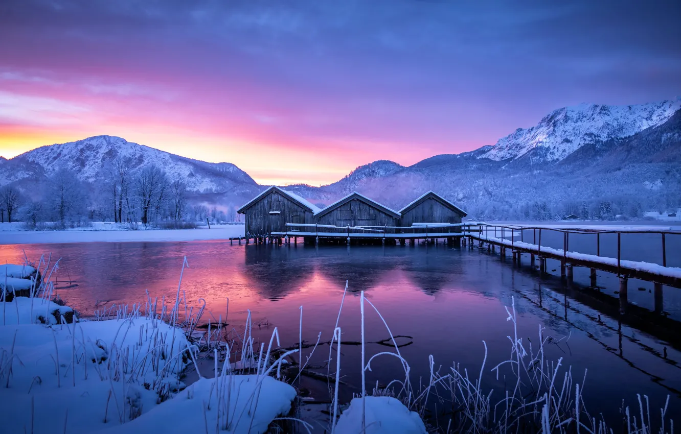 Фото обои Germany, Bavaria, Schlehdorf