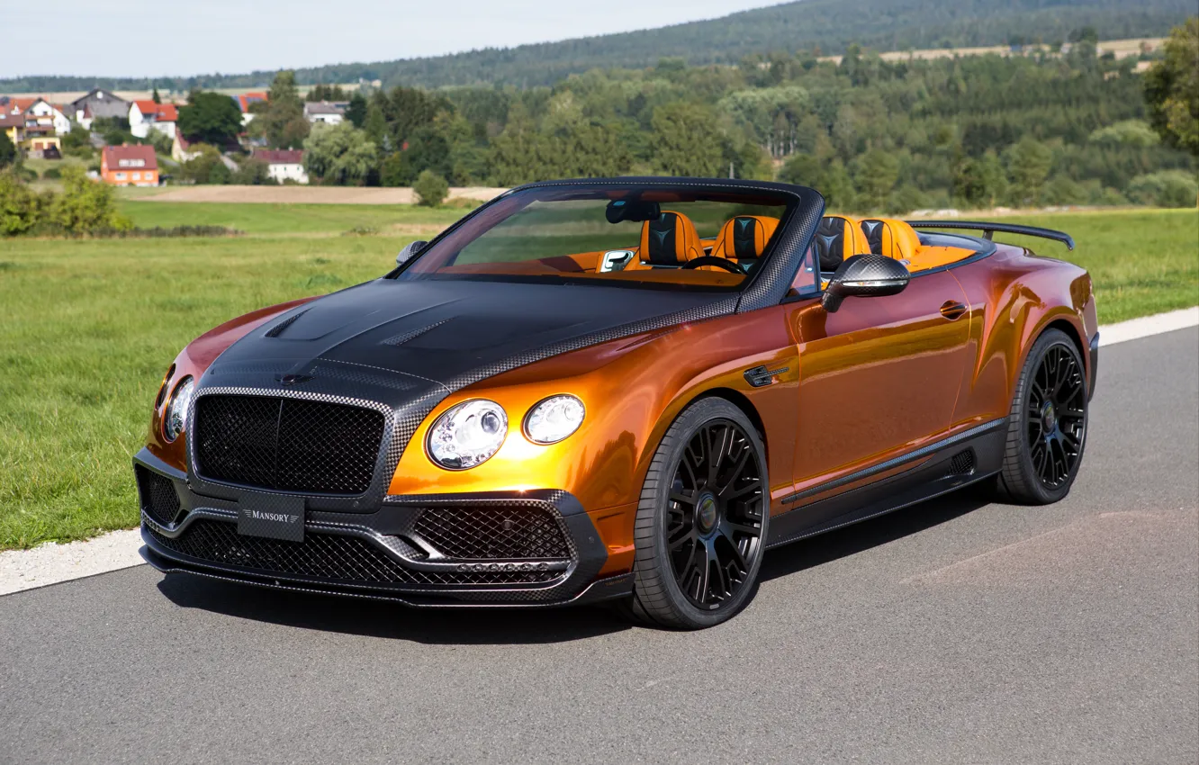 Фото обои Bentley, Continental, бентли, континенталь, Mansory, GTC, 2015