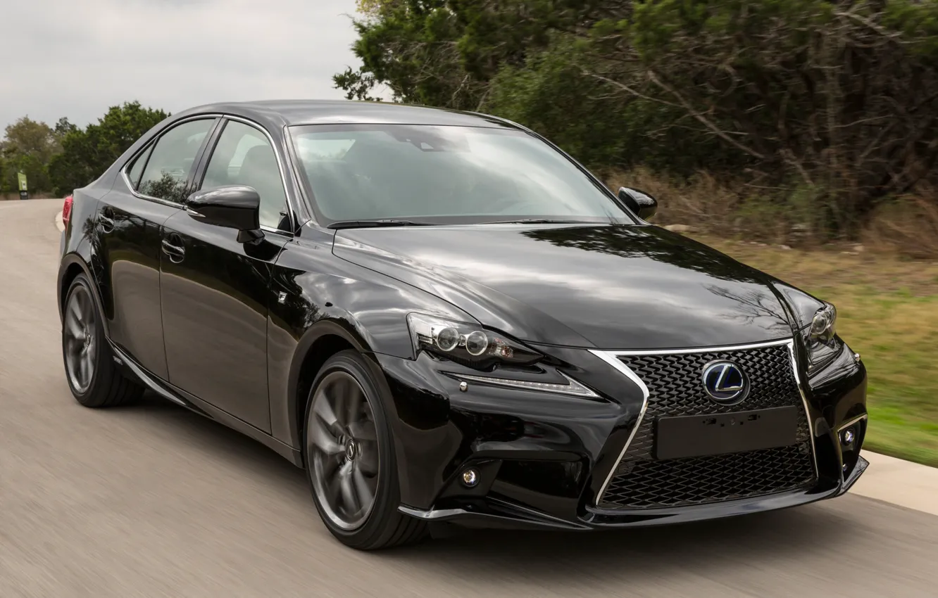 Фото обои car, Lexus, road, speed, F-Sport, IS 300h