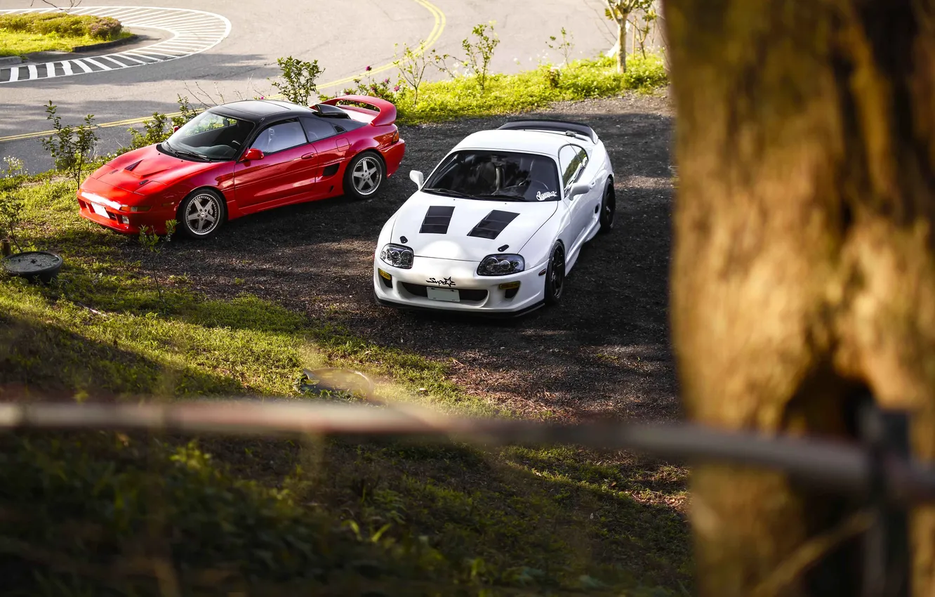 Фото обои car, supra, toyota