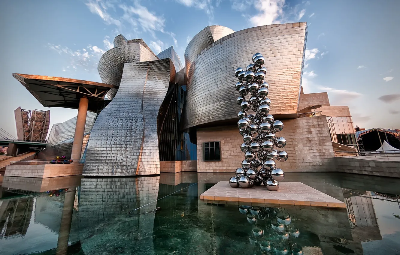 Фото обои Испания, Бильбао, Bilbao, Museo Guggenheim Bilbao