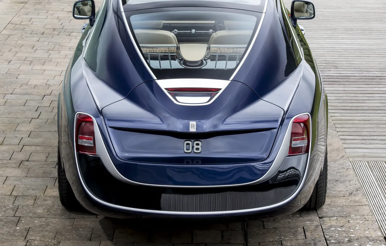 Фото обои car, Rolls Royce, blue, Rolls Royce Sweptail
