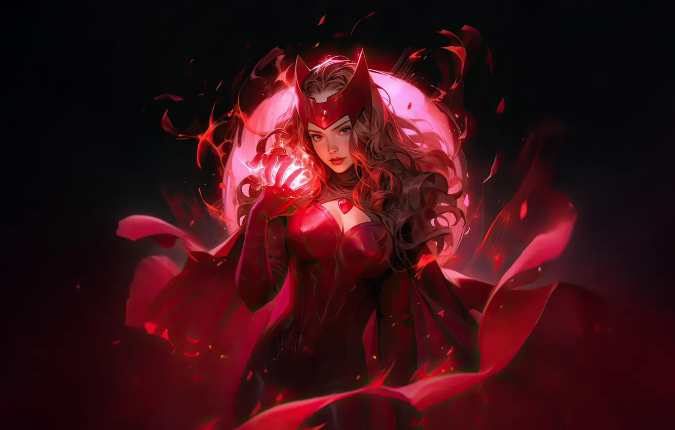 Фото обои universe, scarlet, witch