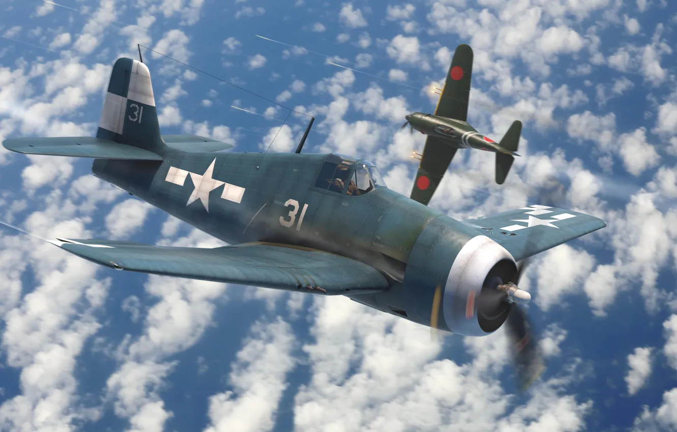 Фото обои истребитель, США, палубный, Grumman F6F Hellcat, Antonis Karidis, US NAVY, F6F-5 Hellcat