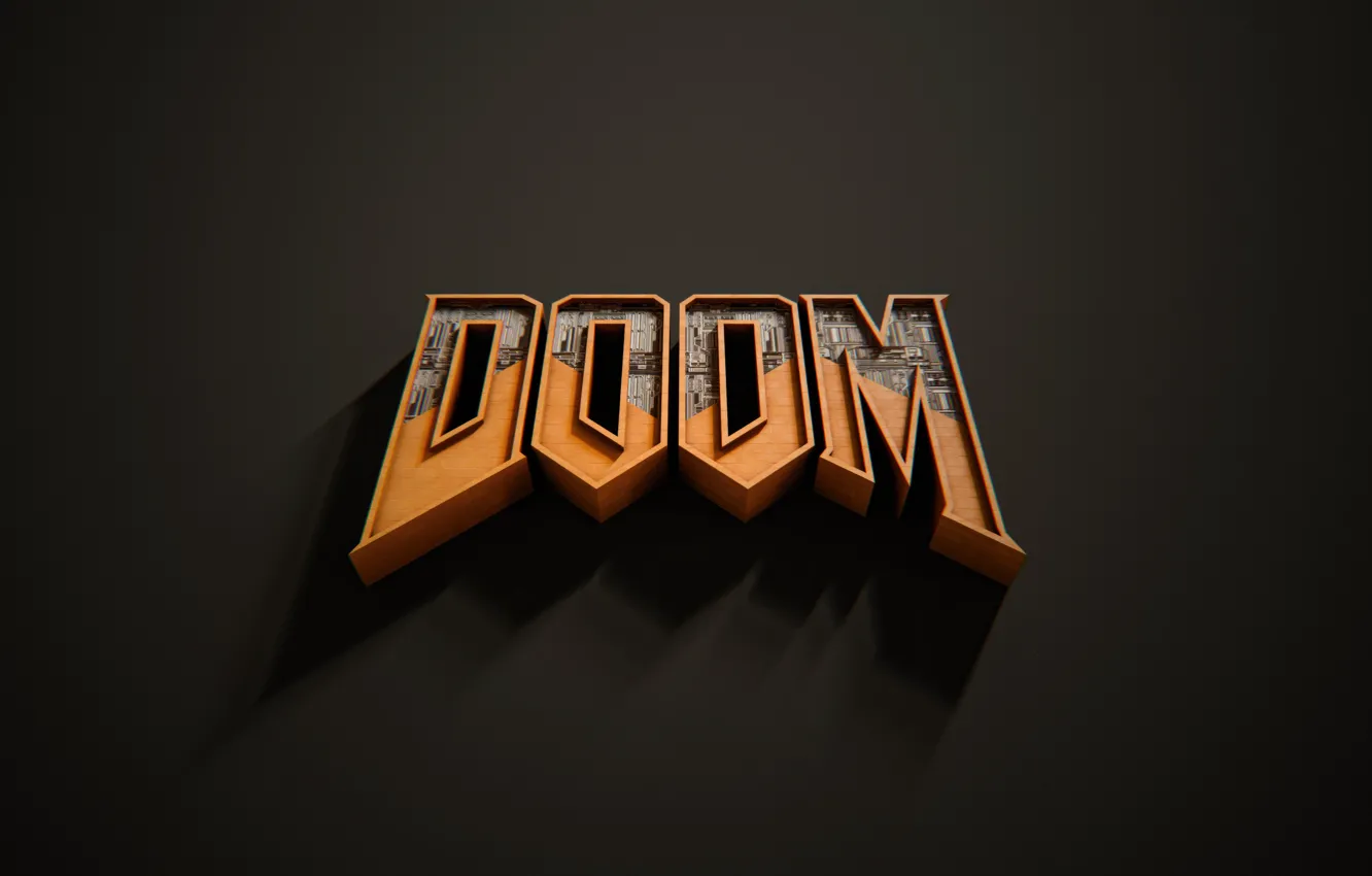 Фото обои Игра, Логотип, Logo, Game, Doom