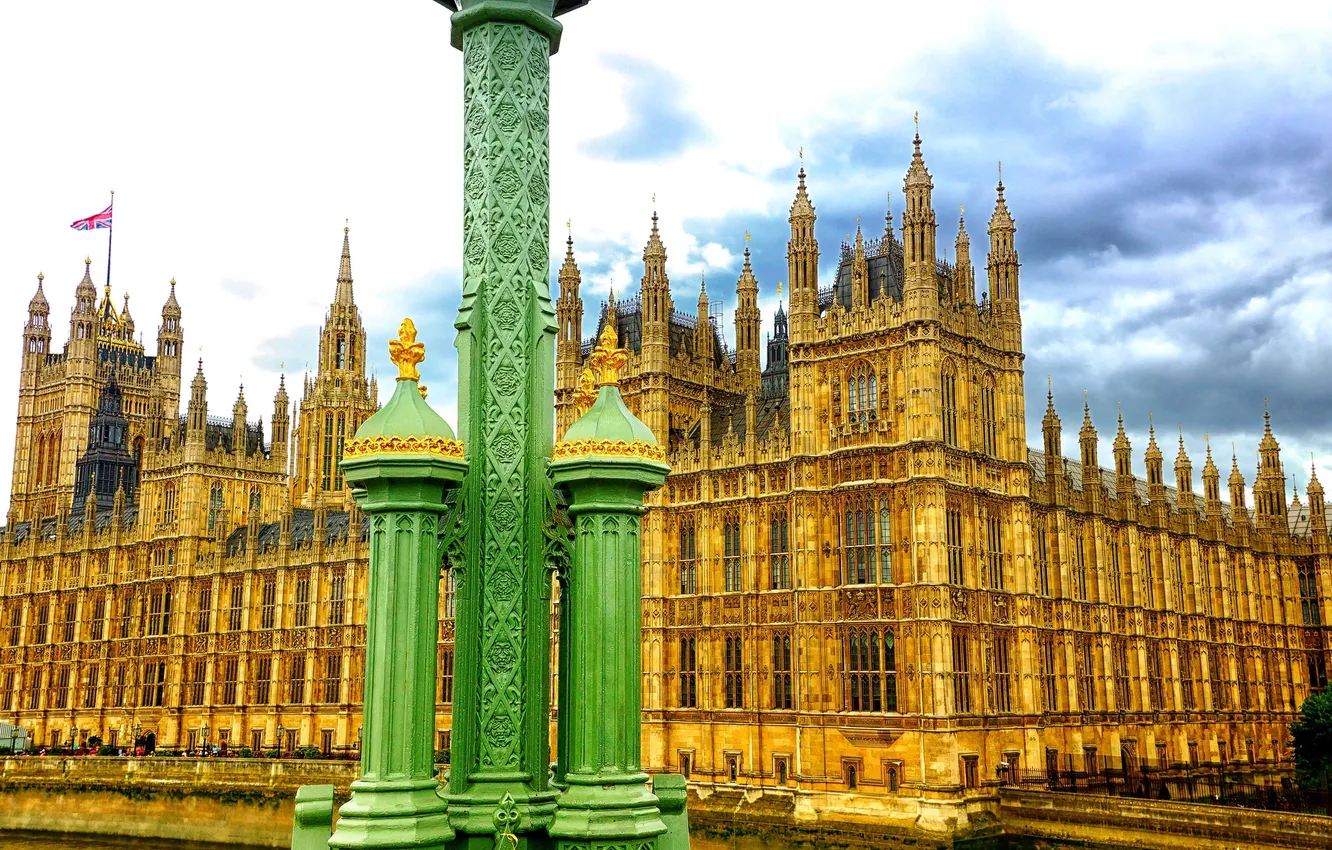 Фото обои Англия, Лондон, парламент