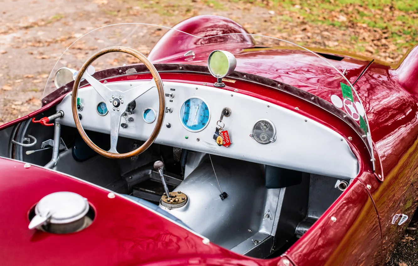 Фото обои Maserati, 1954, Spyder, спортивное авто, единственный экземпляр, retro cars, sports cars, ретро авто