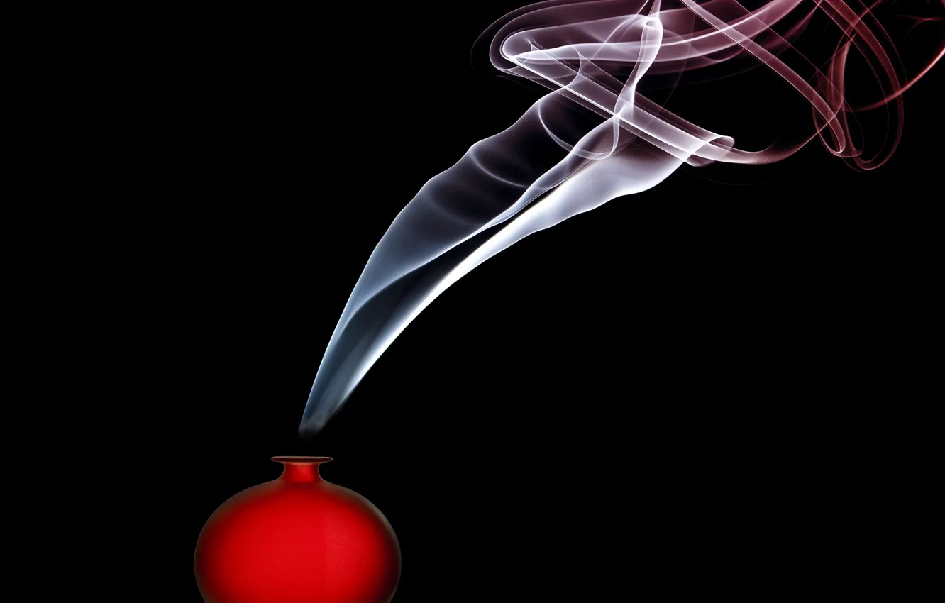 Фото обои дым, smoke, сосуд, jar, Renee Doyle