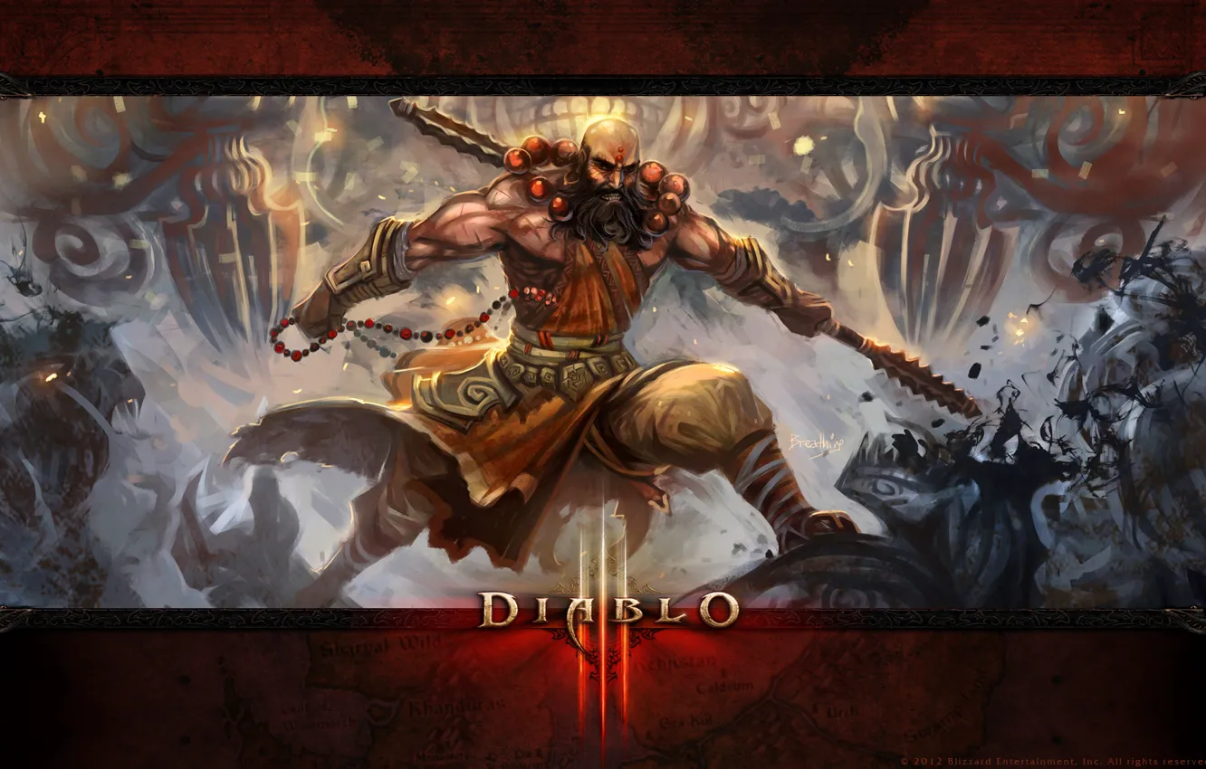 Фото обои Diablo 3, diablo, диабло, blizard