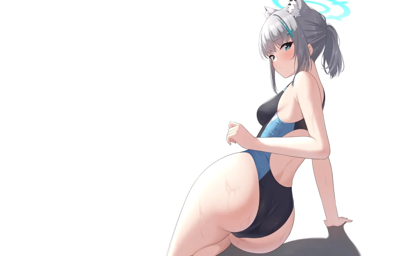 Фото обои kawaii, girl, hot, sexy, ass, wet, sexy girl, anime