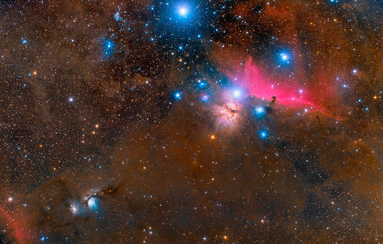 Фото обои звёзды, россыпь, Orion Molecular Cloud