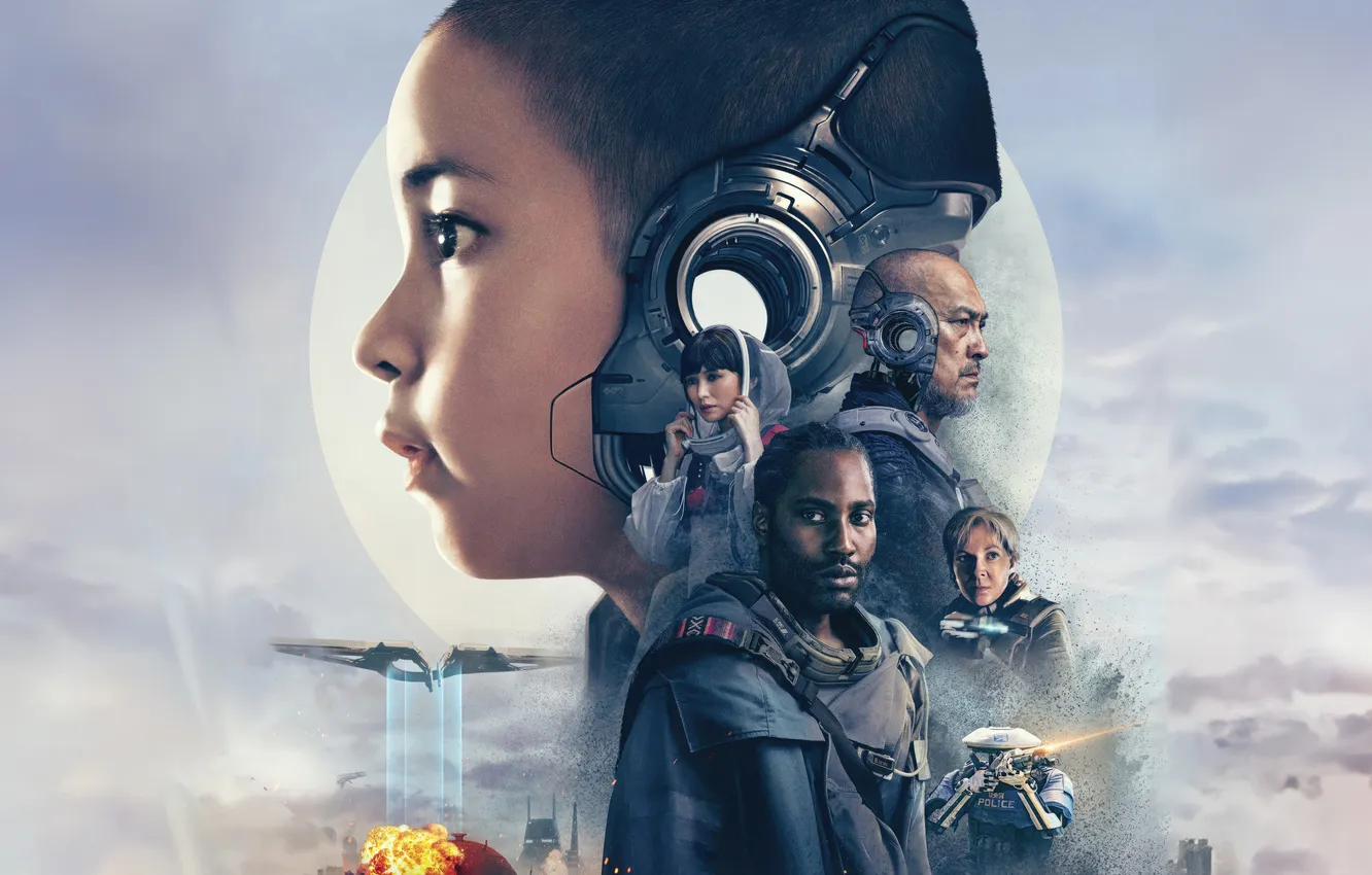 Фото обои фантастика, постер, Создатель, Джон Дэвид Вашингтон, John David Washington, The Creator
